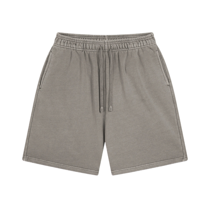 FLEECE BLEACHED SHORTS