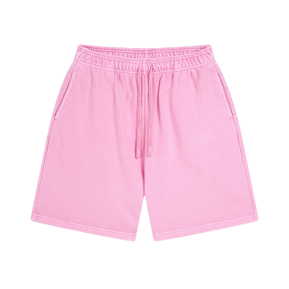 FLEECE BLEACHED SHORTS
