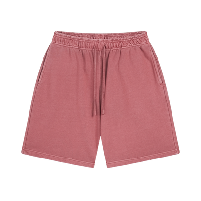 FLEECE BLEACHED SHORTS