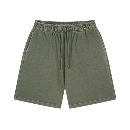 FLEECE BLEACHED SHORTS