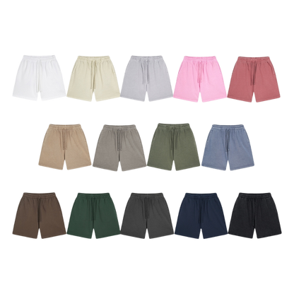 FLEECE BLEACHED SHORTS