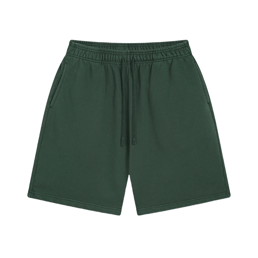 FLEECE BLEACHED SHORTS