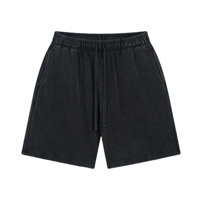 FLEECE BLEACHED SHORTS