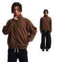 HIGH NECK ZIP-UP