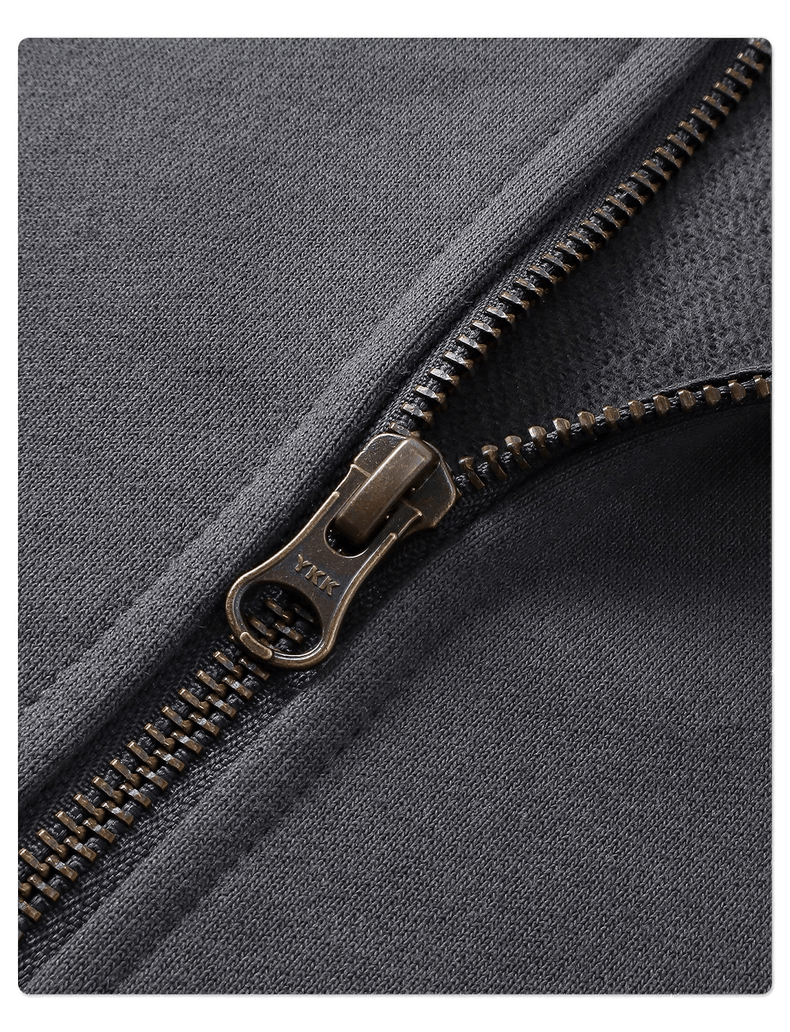 HIGH NECK ZIP-UP