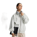 HIGH NECK ZIP-UP