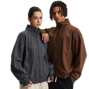 HIGH NECK ZIP-UP