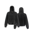 WASHED SNAP HOODIE