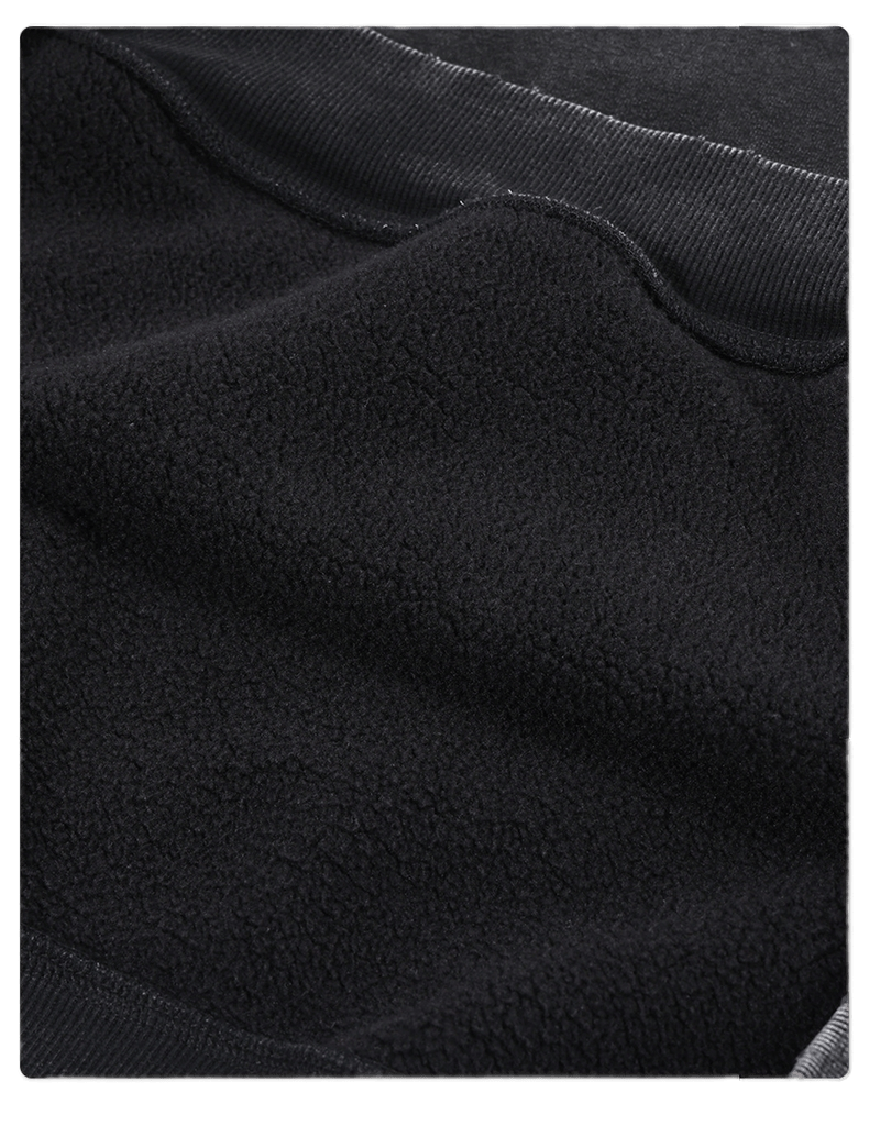 WASHED SNAP HOODIE