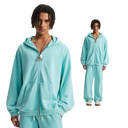 PASTEL WASHED ZIP-UP