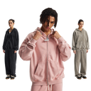 PASTEL WASHED ZIP-UP