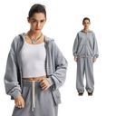 PASTEL WASHED ZIP-UP