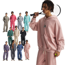 PASTEL WASHED ZIP-UP
