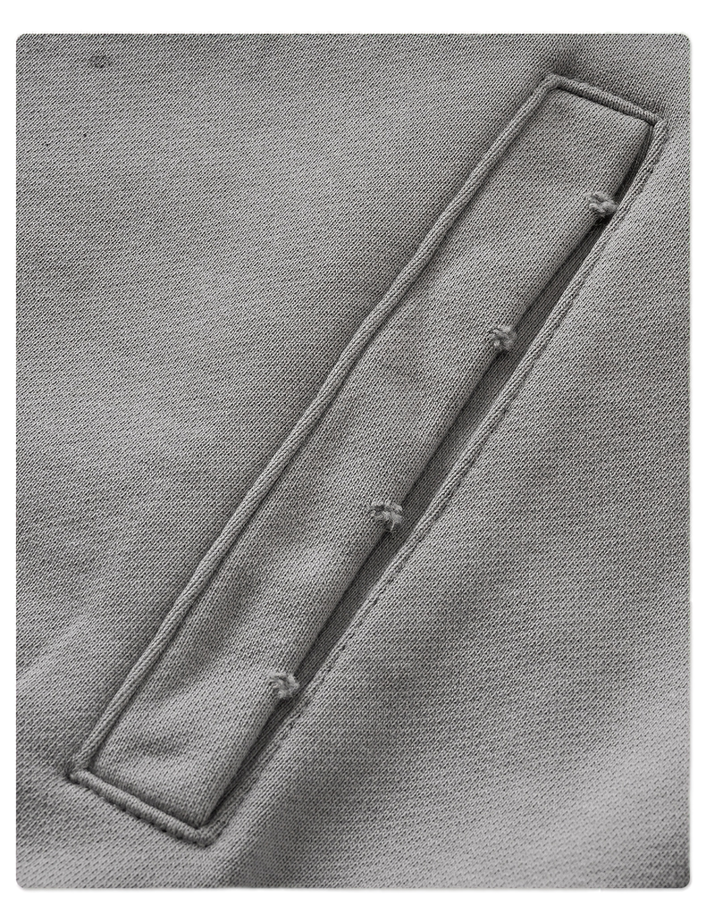 STAINED ZIP-UP