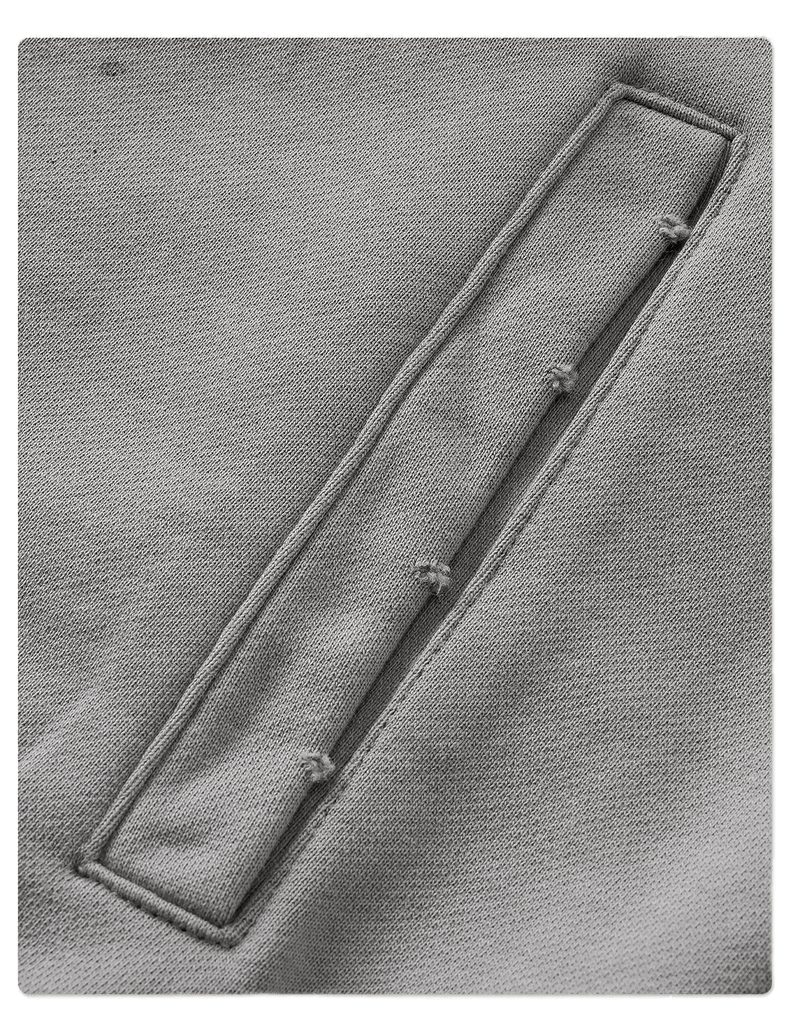 STAINED ZIP-UP