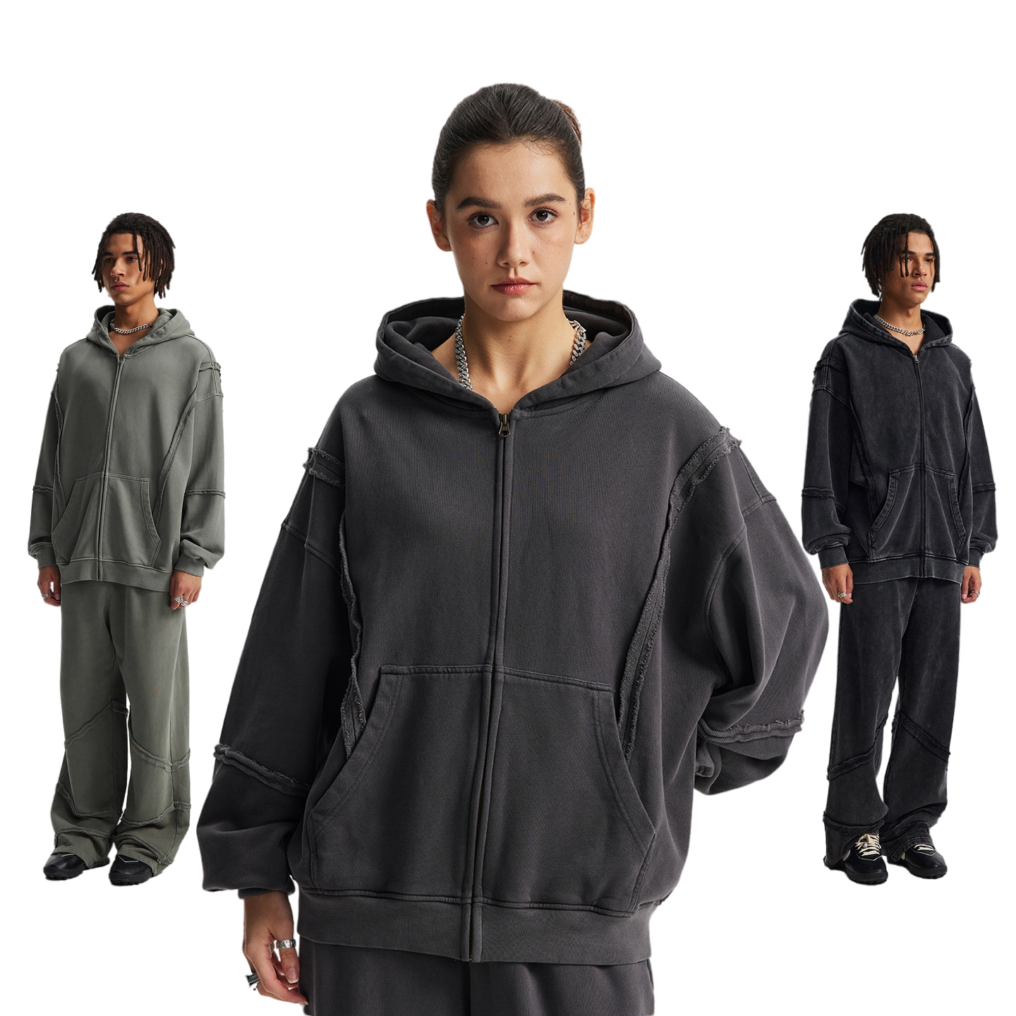 EDGY ZIP-UP