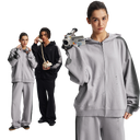 STAINED ZIP-UP