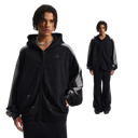 STAINED ZIP-UP