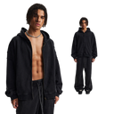 OVERWORKED ZIP-UP