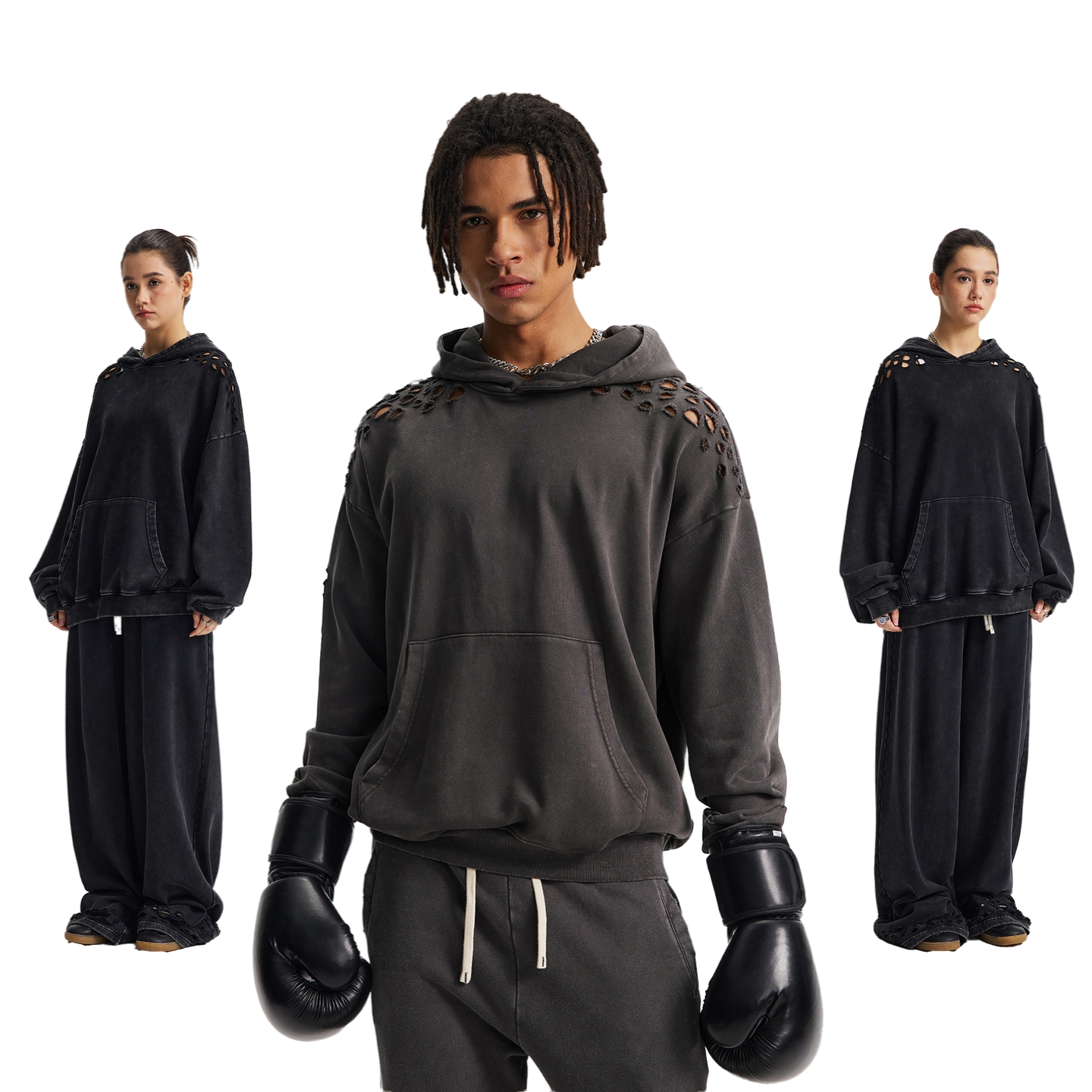 RIPPED OFF HOODIE