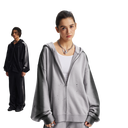 STAINED ZIP-UP