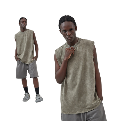 BLEACHED TANK TOP