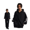 STAINED ZIP-UP