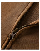 OVERWORKED ZIP-UP
