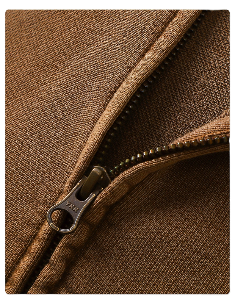 OVERWORKED ZIP-UP