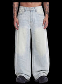 Light wash jeans front