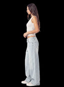 Light wash jeans side