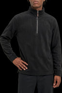 Polar Quarter-Zip Black, front