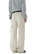WORKWEAR PANTS Cream, back